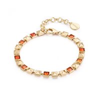 Bracciale Rosato Donna Cubica in Argento Zirconia RZCU79 - RZCU79